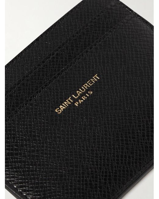 Saint Laurent Black Wallets for men