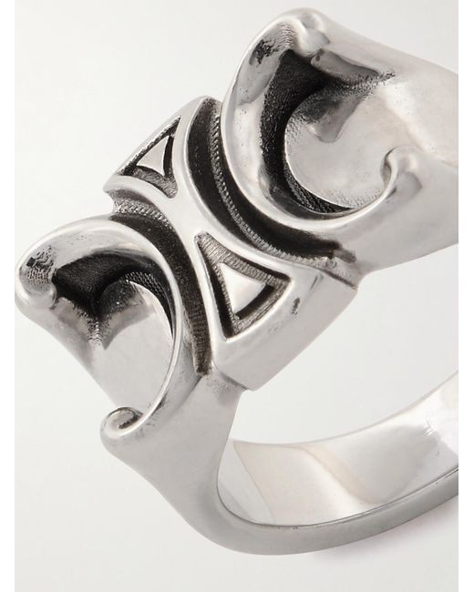 Céline Triomphe Silver-Tone Ring in Natural für Herren