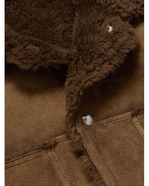 Mr P. Brown Shearling Jacket for men