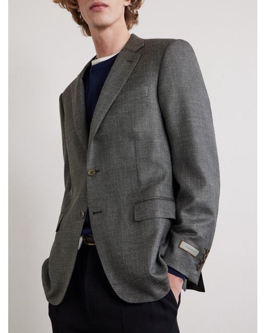 Canali Black Slim-fit Wool for men