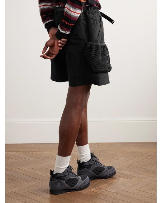 Shorts A Gamba Dritta di Nike in Black da Uomo