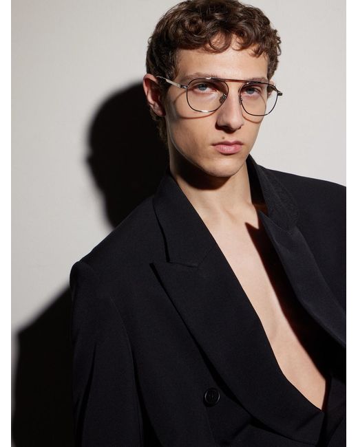 Dior Natural Diorbotanicao S6U Geometric-Tone Glasses for men