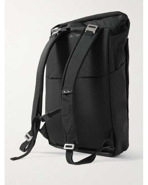 Db Journey Black Entour Panelled Ripstop Backpack for men