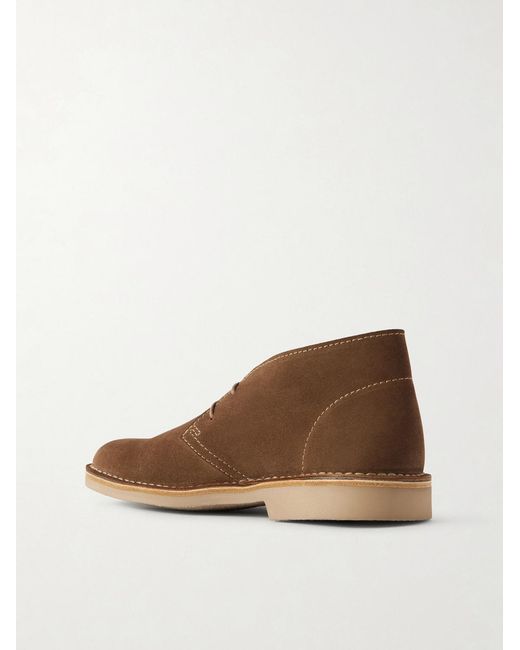 Mr P. Brown Suede Desert Boots for men