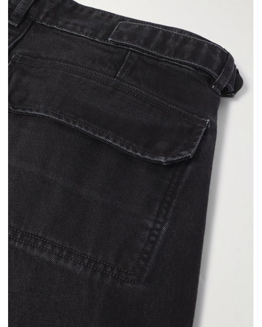Vetements Blue Wide-leg Cargo Jeans for men