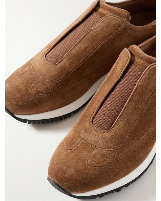 Sneakers Slip-On di John Lobb in Brown da Uomo