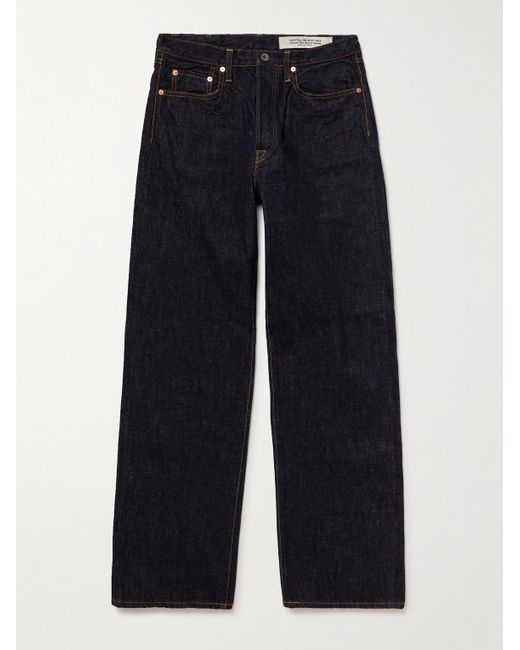 Kapital Blue Straight-Leg Jeans for men