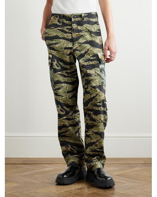 Givenchy Green Cargo Trousers for men