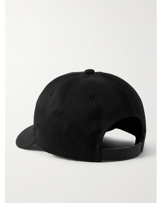 (w)taps Black Logo-embroidered Twill Baseball Cap