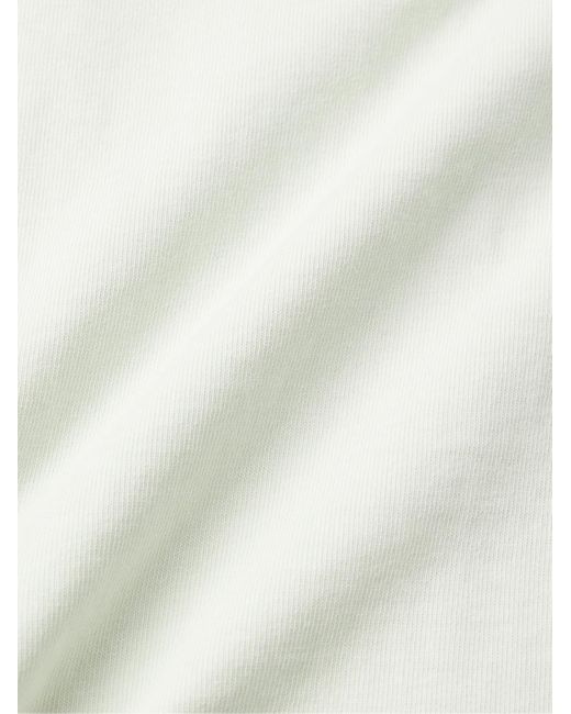 Entire studios White Panelled Organic Cotton-jersey T-shirt for men