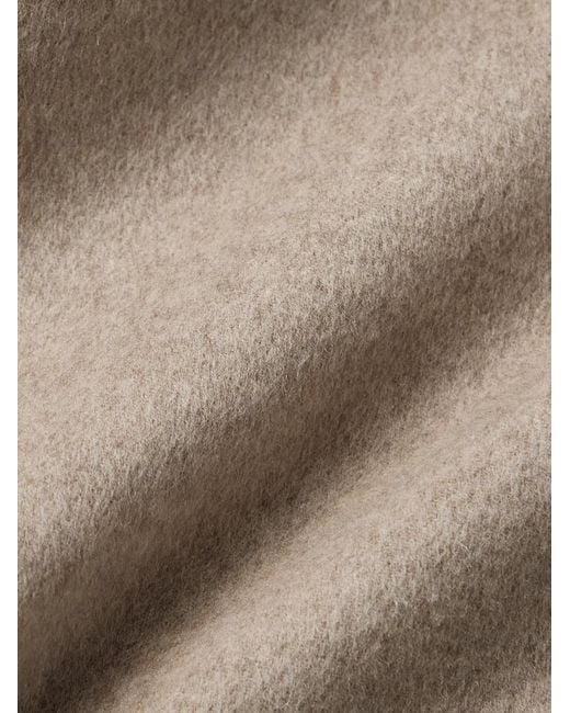 Acne Natural Doveria Double-faced Wool And Cashmere-blend Felt Hooded Jacket for men