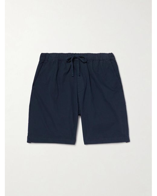 Hartford Blue Joggy Slim-Fit Cotton Drawstring Shorts for men