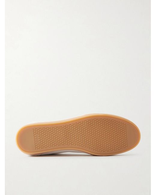 Mr P. White Suede Sneakers for men