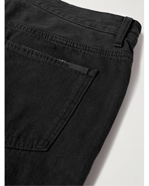 Saint Laurent Black Oklahoma Wide-leg Jeans for men