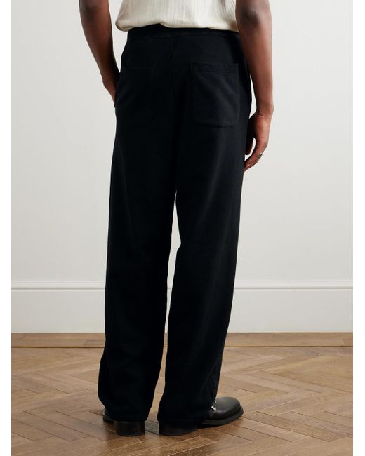Kapital N.TRY gerade geschnittene Jogginghose aus Baumwoll-Jersey mit Print in Blue für Herren