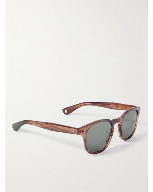 Garrett Leight Gray Ace Ii D-frame Acetate Sunglasses for men