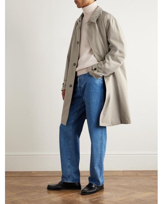 Brioni Natural Padded Shell Overcoat for men