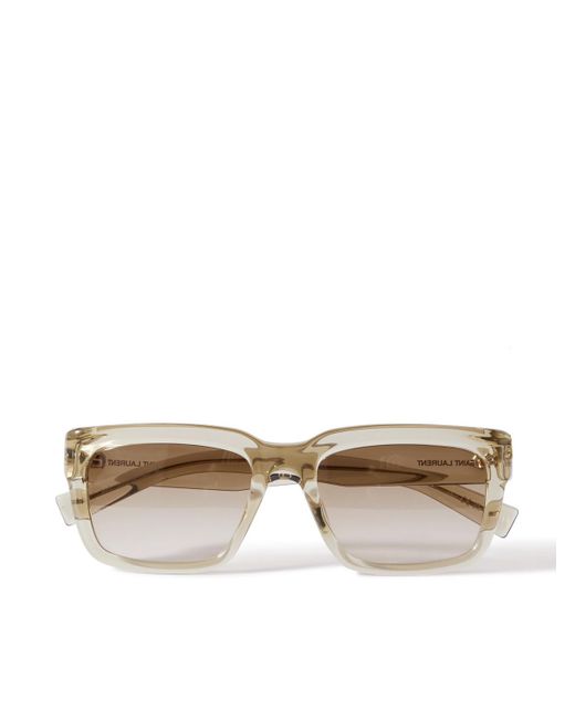 Saint Laurent Natural Square-frame Acetate Sunglasses for men