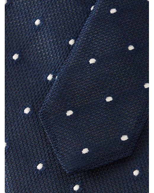 Paul Smith Blue 8Cm Polka-Dot Silk Tie for men