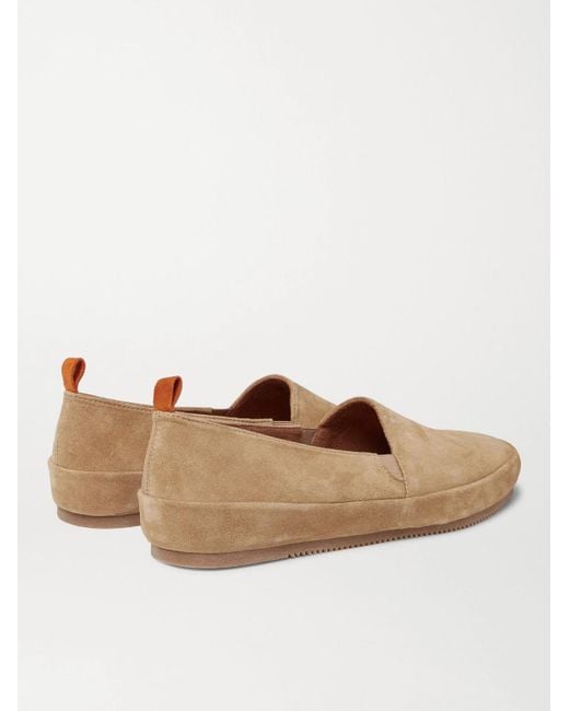 Mulo Multicolor Suede Loafers for men