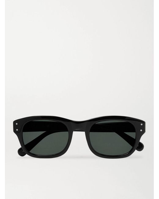 Moscot Black Nebb D-frame Acetate Sunglasses for men