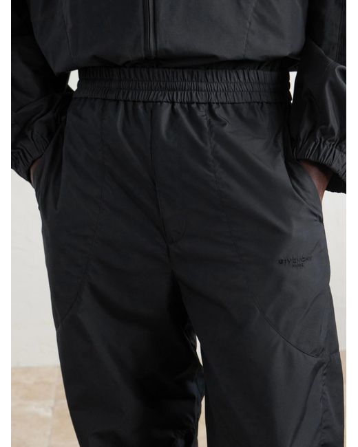 Givenchy Blue Tapered Cotton-Blend Shell Sweatpants for men