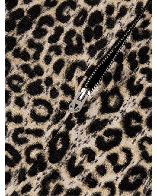 Giacca in velluto a coste di cotone con stampa leopardata Redsun di Visvim in Natural da Uomo