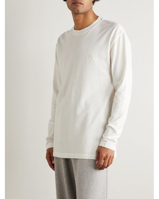T-Shirt di The Elder Statesman in Natural da Uomo