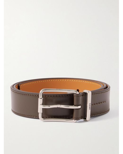 Loewe Brown 3.2Cm Leather Belt for men