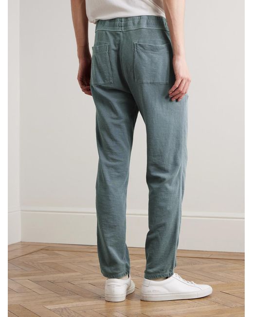 James Perse Blue Loopback Supima Cotton-Jersey Sweatpants for men