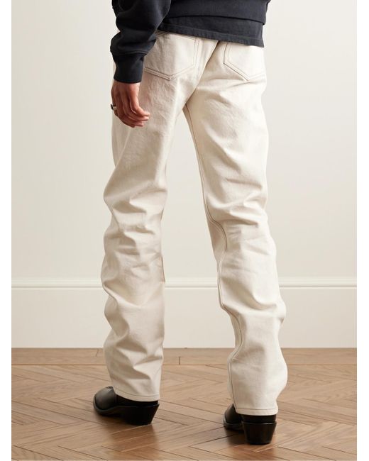 Rhude Natural Straight-leg Jeans for men