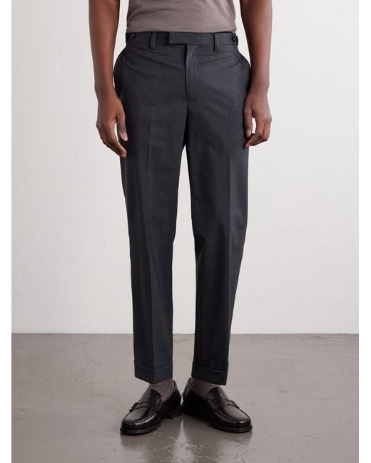 Beams Plus Blue Ivy Straight-Leg Woven Suit Trousers for men