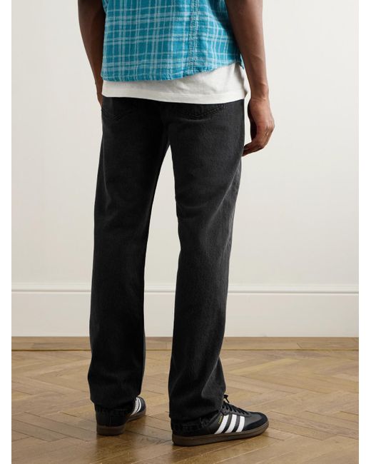 A.P.C. Black New Standard Slim-Fit Straight-Leg Jeans for men