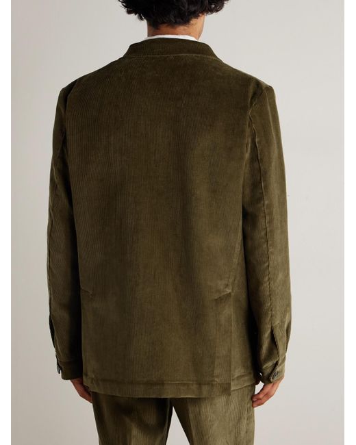 James Purdey & Sons Green Petersham Cotton-Corduroy Jacket for men