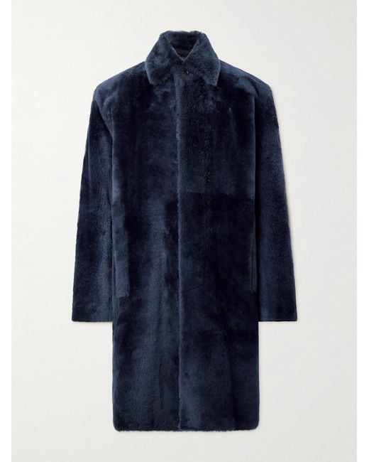 Paul Smith Blue Shearling Jacket for men