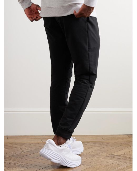Pantaloni sportivi a gamba affusolata in jersey stretch City Sweat di lululemon athletica in Black da Uomo