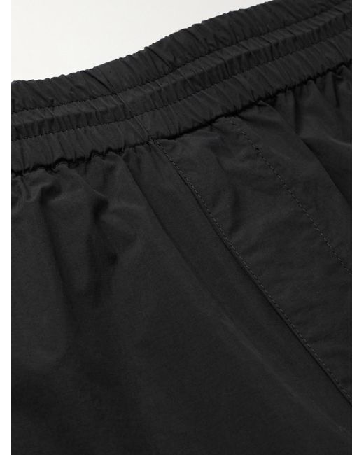 Burberry Black Wide-Leg Logo-Appliqued Nylon Cargo Trousers for men