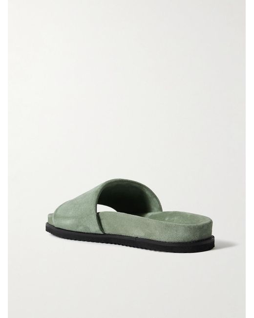 Mr P. Green David Regenerated Suede By Evolo Sandals for men