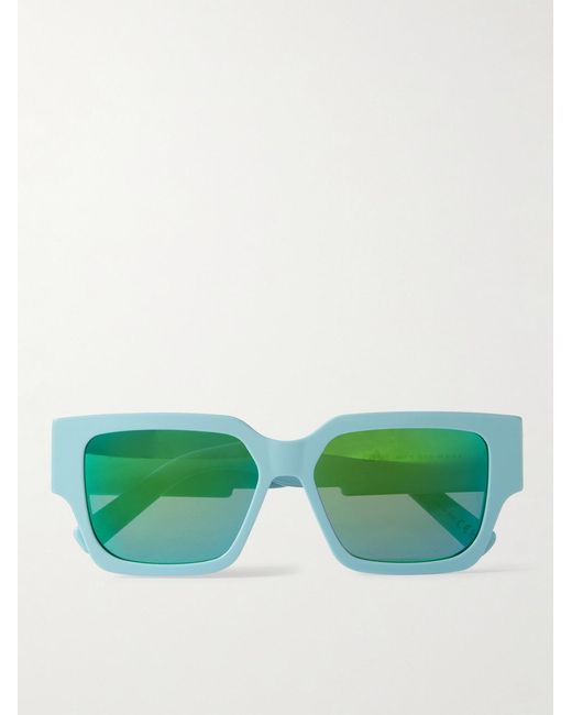Dior Green Cd Su Square-Frame Acetate And-Tone Sunglasses for men