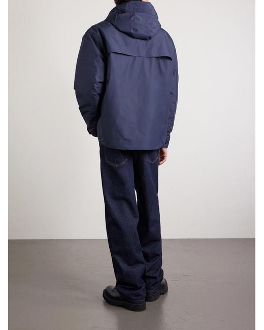 Polo Ralph Lauren Blue Padded Shell Hooded Field Jacket for men