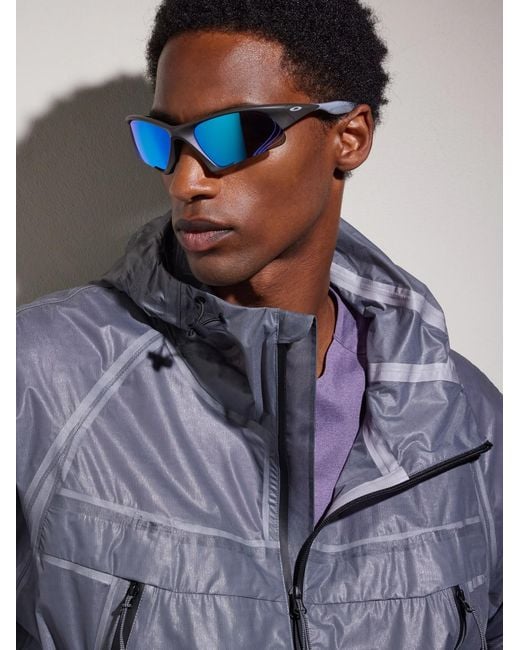 Oakley Blue Suture Jacket Acetate Sunglasses for men