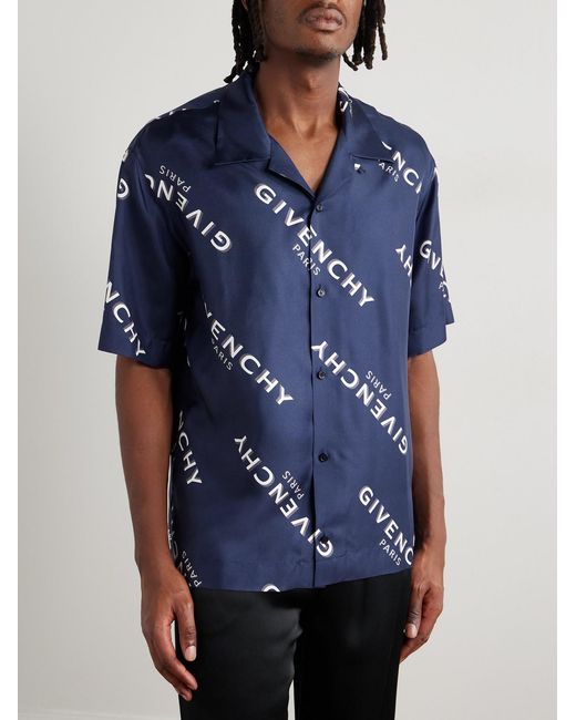 Givenchy Blue Luxury Shirt for men