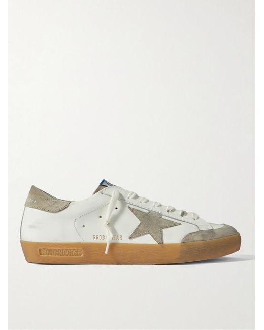 Golden Goose Deluxe Brand Multicolor Super-star Penstar Leather And Suede Sneakers for men