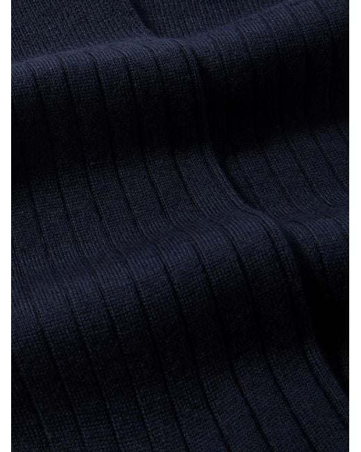 Falke Blue Finest Two-Pack Ribbed Cashmere-Blend Socks for men