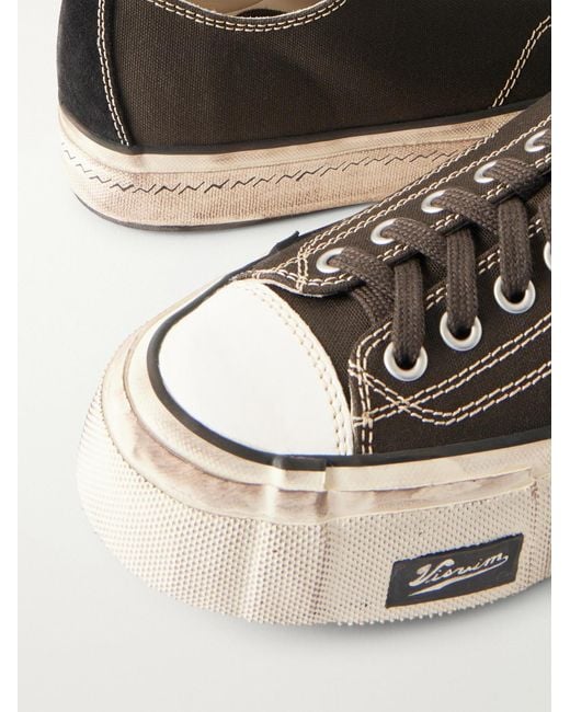 Visvim Black Skagway Canvas Sneakers for men