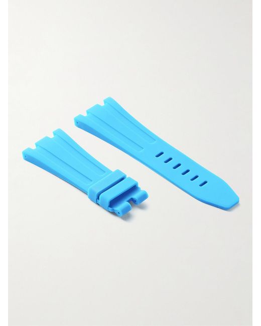 HORUS WATCH STRAPS Blue Tang 42Mm Rubber Watch Strap for men