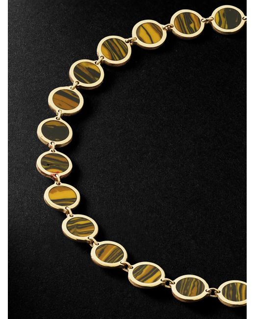 JIA JIA Black Gold Tiger's Eye Bracelet for men