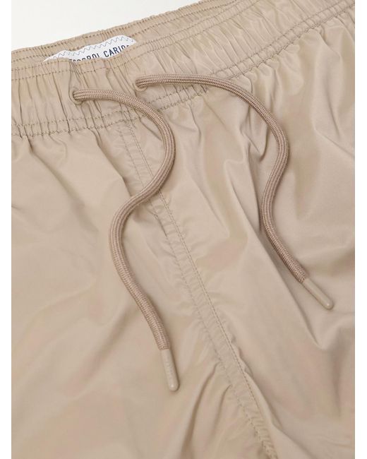 Frescobol Carioca Natural Salvador Straight-Leg Mid-Length Recycled Swim Shorts for men