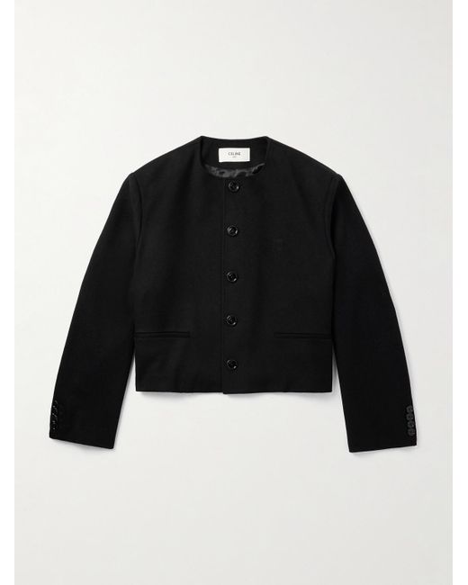 Giacca Cropped di Céline in Black da Uomo