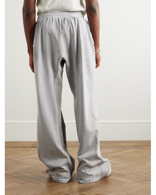 RRR123 Flag Faster weit geschnittene Jogginghose aus Baumwoll-Jersey mit Print in Distressed-Optik in Gray für Herren